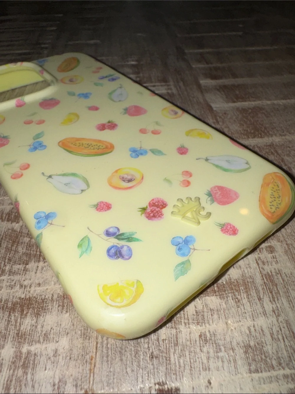Velvet Caviar Curie Fruity Print iPhone 15 Pro Max Case